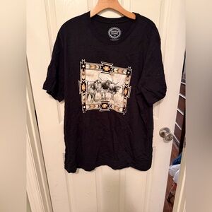 Black Graphic Short Sleeve Tee